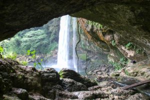 Misol Ha waterfall on Chiapas, Mexico