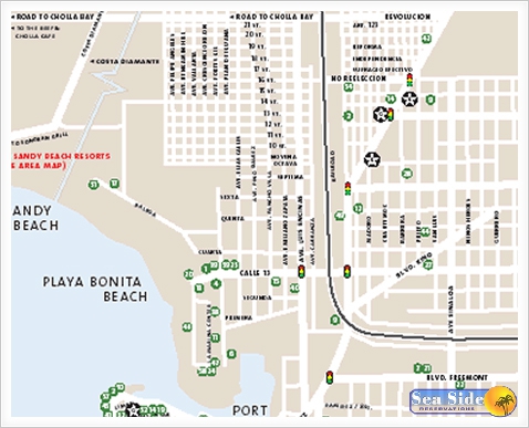 map of rocky point mexico Rocky Point Maps Rocky Point