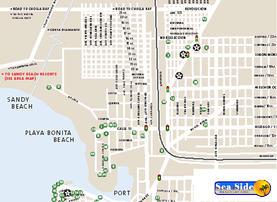 map of rocky point mexico Rocky Point Maps Rocky Point